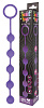 Фиолетовая анальная цепочка с металлическими шариками Bior toys ST-40181-5 (25 см)