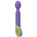 Фиолетовый вибромассажёр EDC Wholesale Base Wand Vibrator PMV20-4 (24 см)