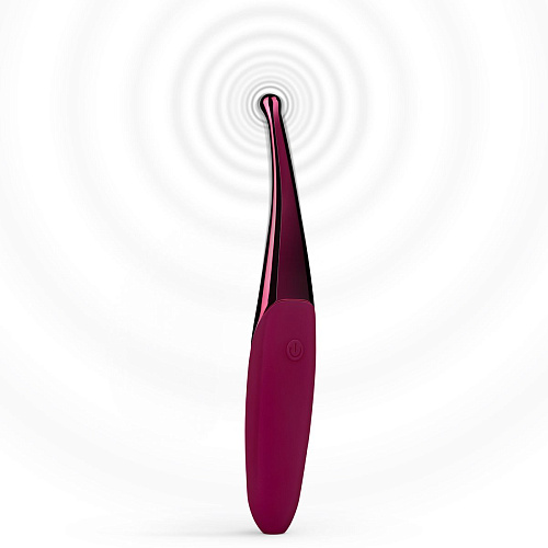 Фиолетовый точечный вибромассажёр EDC Wholesale Senzi Vibrator SEN001PUR (14,7 см)