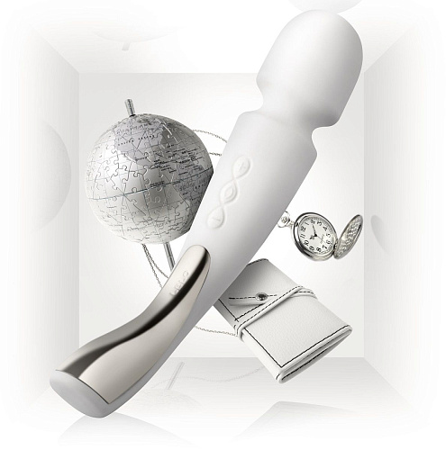Профессиональный массажёр белого цвета Lelo Smart Wand Medium Ivory LEL8296