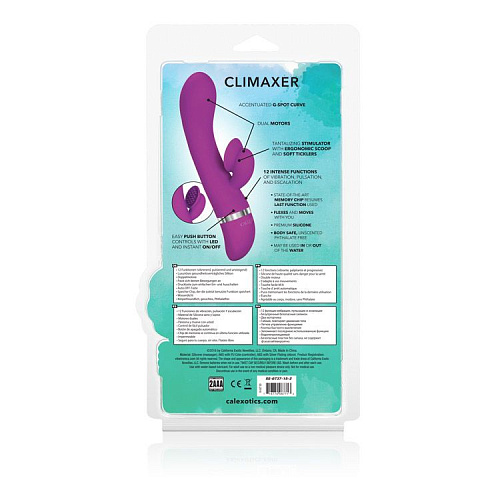 Розовый вибромассажёр California Exotic Novelties Foreplay Frenzy Climaxer SE-0737-15-2 (19,7 см)