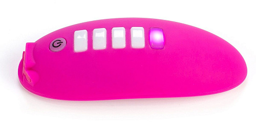 Вибратор розового цвета со световыми эффектами OhMiBod LightShow E25479