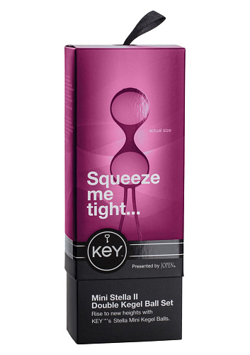 Розовые вагинальные шарики Jopen MINI STELLA II KEGEL BALLS JO-8019-00-3