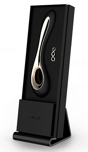 Чёрный вибратор Lelo Isla Black LEL1563 (22 см)