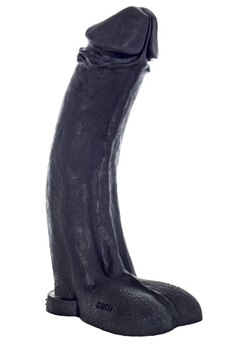 Чёрный фаллоимитатор-гигант Erasexa «Мистер Большой» zoo14 (45 см)