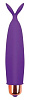 Фиолетовый клиторальный вибростимулятор с усиками Bior toys ST-40126-5