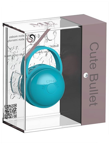 Бирюзовый клиторальный стимулятор ML Creation Cute Bullet ML15