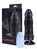 Чёрный вибратор-реалистик на присоске Сумерки богов №2 354-04 BX DD (17 см)