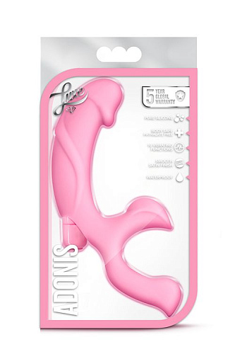 Розовый стимулятор G-точки Blush Novelties Luxe Adonis BL-93220 (16,7 см)