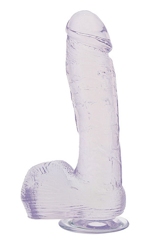 Прозрачный фаллоимитатор на присоске Dream Toys 310061 (21,6 см)