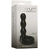 Чёрный анальный стимулятор с силиконовым кольцом Doc Johnson Platinum Premium Silicone The Double Dip 2 Black 0108-12-CD