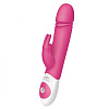 Розовый вибратор с функцией толкания The Rabbit Company Thrusting Rabbit TRC-016HP