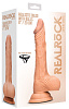 Телесный фаллоимитатор Shots Media BV Realistic Dildo With Balls REA062FLE (20 см)