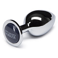 Серебристая анальная пробка Fifty Shades of Grey Beyond Erotic Butt Plug FS-63949 (8,9 см)