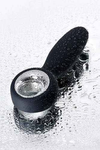 Чёрно-серебристый анальный стимулятор POPO Pleasure Sagitta 731447 (15 см)