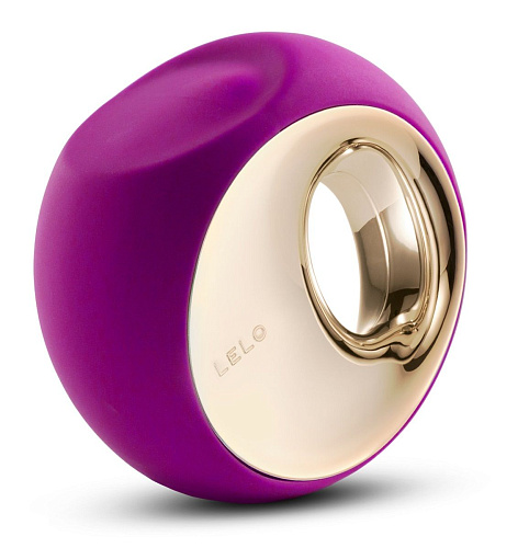 Лиловый вибромассажёр для массажа клитора Lelo Ora 2 Deep Rose LEL0957