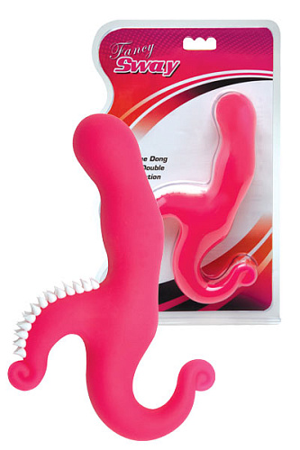 Розовый силиконовый стимулятор Dream Toys 20326