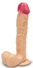 Телесный фаллоимитатор-реалистик с присоской Brazzers DWS031 (19 см)