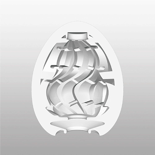 Мастурбатор-яйцо молочного цвета Tenga TWISTER  EGG-004