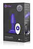 Фиолетовая анальная пробка с римминг-эффектом b-Vibe RIMMING PETITE BV-006-PUR (12,4 см)