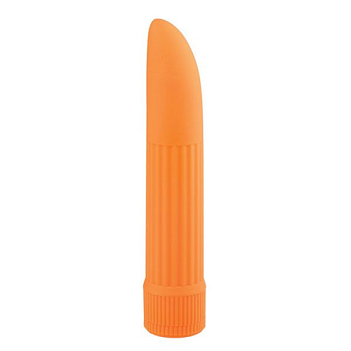 Оранжевый классический вибратор Dream Toys BASICX MULTISPEED VIBRATOR ORANGE 5INCH 20651 (13 см)