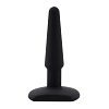 Чёрная анальная втулка Chisa Silicone Butt Plug 4 CN-511435253 (11 см)