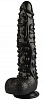 Чёрный реалистичный фаллоимитатор на присоске Сумерки богов 1016-59 BX DD (26,5 см)