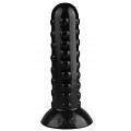 Чёрная анальная втулка с шипиками Сумерки богов 1017-33 BX DD (19,5 см)
