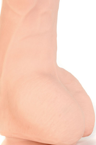 Телесный реалистичный вибратор-ротатор ToyFa Ulric 985003-1 (24 см)