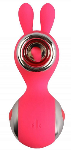 Красный вибростимулятор с ушками Сумерки богов 1010-02 BX DD