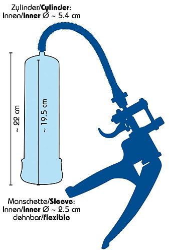 Синяя вакуумная помпа Orion Bang Bang 05369890000