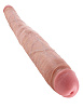 Двусторонний дилдо телесного цвета Pipedream 16 Tapered Double Dildo PD5517-21 (40,6 см)