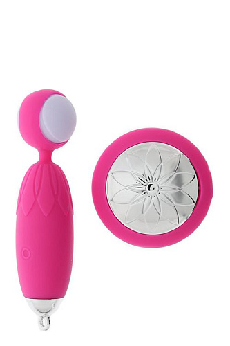 Розовый вибростимулятор с функциями ротации и вибрации Gox DODO PINK 380001