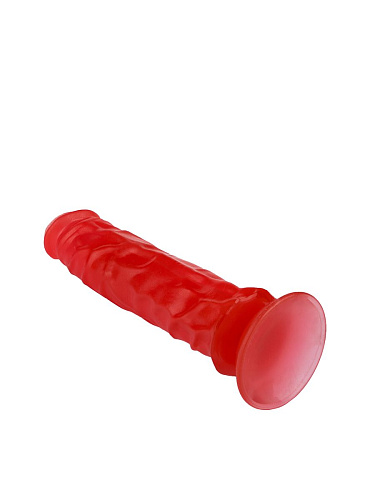 Рельефный гелевый фаллоимитатор на присоске Сумерки богов 311-09 BX DD