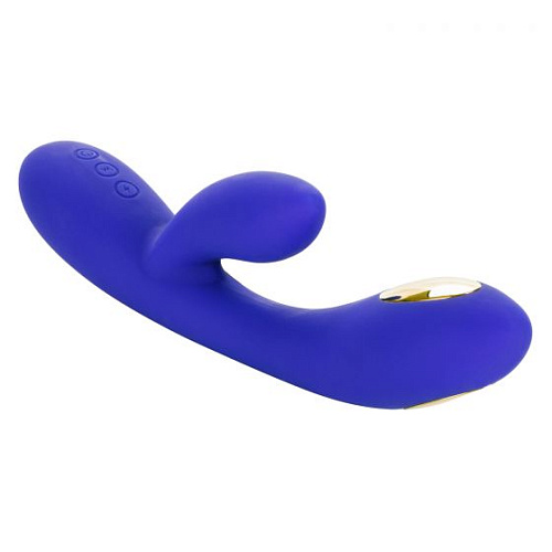 Фиолетовый вибратор с функцией электростимуляции California Exotic Novelties Intimate E-Stimulator Dual Wand SE-0630-50-3 (21,5 см)