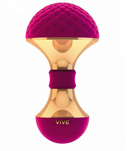 Розовый вибромассажёр Shots Media BV Enoki VIVE006PNK (12,5 см)