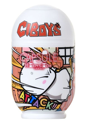 Прозрачный мастурбатор Men sMax Capsule ATTACK MM-27