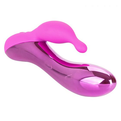 Розовый вибратор-кролик со светодиодной подсветкой California Exotic Novelties Radiance SE-0734-20-3