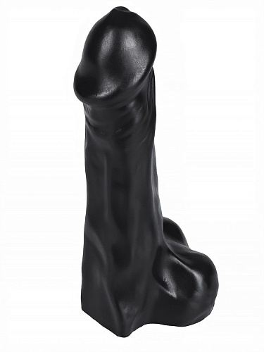 Чёрная насадка HARNESS для трусиков с плагом Сумерки богов №26 353-26 BX DD (21 см)