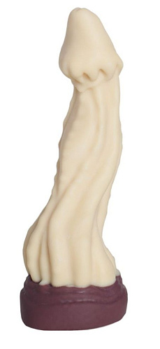 Бежевый фантазийный фаллоимитатор Erasexa «Песчаная змея» Mini zoo96 (17 см)