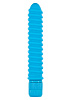 Синий вибромассажёр Toy Joy FUNKY RIBBED VIBE 3006010018 (15 см)