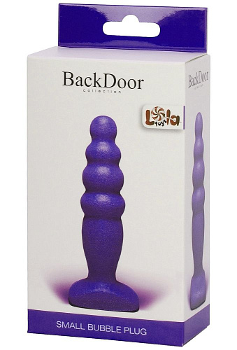 Фиолетовый анальный стимулятор Lola toys Small Bubble Plug 511594lola (11 см)