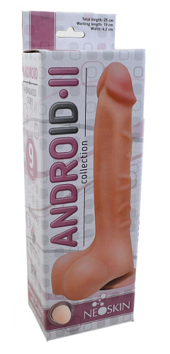 Телесный фаллоимитатор на присоске LOVETOY (А-Полимер) ANDROID Collection-II 552403 (23 см)