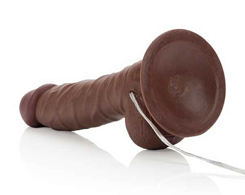 Коричневый реалистичный вибратор California Exotic Novelties Mr. JUST RIGHT Super Seven SE-0235-25-2 (19 см)