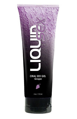 Оральный лубрикант с виноградным вкусом Topco Sales Liquid Sex Oral Sex Gel 1030090 (113 гр)