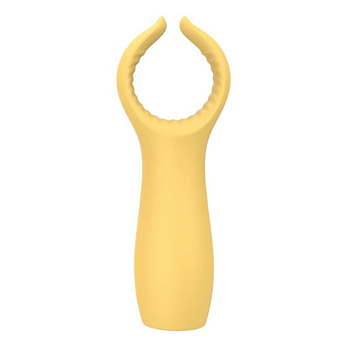 Жёлтый вибростимулятор для пар RestArt Rainbow collection №2 RA-351