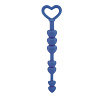 Синие анальные бусы California Exotic Novelties LIA LOVE BEADS SE-4560-01-3 (17,8 см)