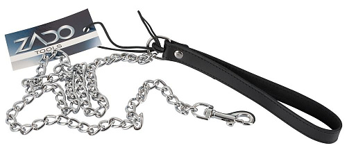 Чёрный кожаный поводок Orion ZADO Leather Leash 2060035 1000