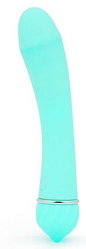 Бирюзовый изогнутый вибратор с 11 режимами вибрации A-LOVING 2038-7 (15 см)
