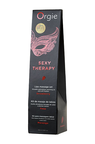 Массажное масло со вкусом клубники ORGIE Lips Massage 21326 (100 мл)